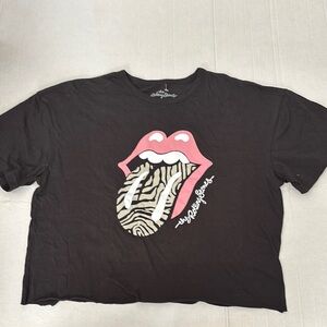 Rolling Stones Black Graphic Tee